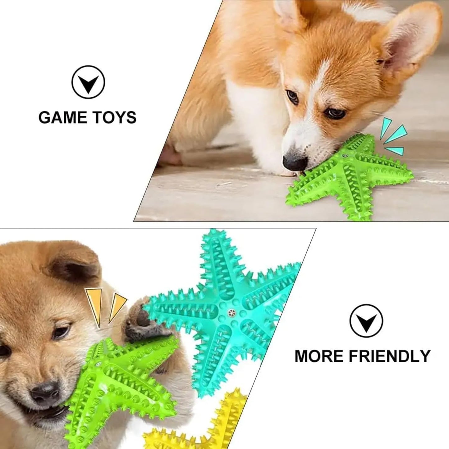 Petxos Chew Toy Starfish Shape
